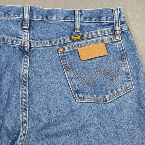 Wrangler Jeans Men's 36x36 Fits 36x35 Blue 13MWZ Cowboy Cut Western Cowboy Rodeo - Picture 1 of 11